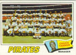 1977 Topps Baseball Cards      354     Pittsburgh Pirates CL/Chuck Tanner